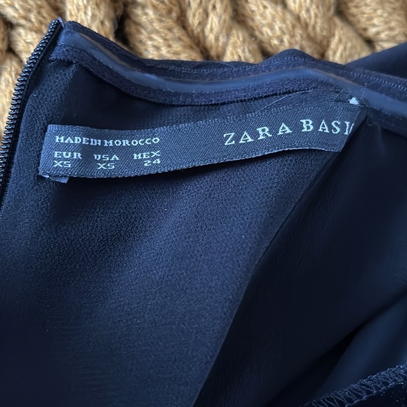 ZARA BASIC BLACK CROPPED STRAPLESS CAMISOLE NWOT - Picture 7 of 7